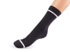 Kraftika 1pár šedá pánské / chlapecké bavlněné ponožky, ponožky