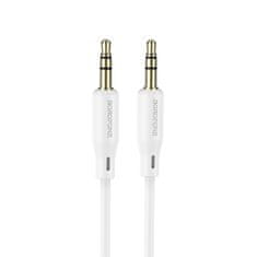 Borofone Audio kabel BL18 jack 3,5 mm na jack 3,5 mm bílý