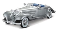 Maisto Maisto - 1936 Mercedes-Benz 500 K Typ Specialroadster, metal šedá, 1:18