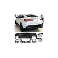 Protec  Difuzor zadního nárazníku MERCEDES C167 GLE COUPE 63 AMG 05/2019 LOOK CHROM