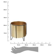 Dekorstyle Zlatý květinový stojan Swen 20 cm