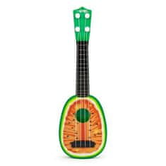 LEBULA Ukulele kytara pro děti, čtyřstrunná, vodní meloun