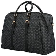 MaxFly Luxusní cestovní taška Maxfly Rigardo, černo-černá