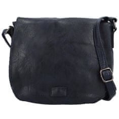 Urban Style Menší dámská crossbody s velkou klopou Rashida, tmavě modrá