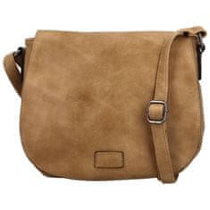 Urban Style Menší dámská crossbody s velkou klopou Rashida, khaki