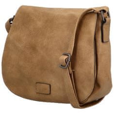 Urban Style Menší dámská crossbody s velkou klopou Rashida, khaki