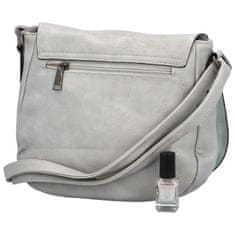 Urban Style Menší dámská crossbody s velkou klopou Rashida, šedá