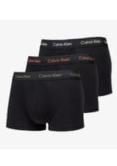 Calvin Klein Pánské boxerky U2662G MWO 3PACK, Černá, L