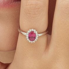 Brosway Elegantní stříbrný prsten Fancy Passion Ruby FPR75 (Obvod 52 mm)