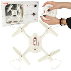 Aga Dron Syma X23W RC, 2.4GHz 4CH FPV Wi-Fi Bílý