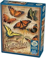 Cobble Hill Puzzle Motýli severní Ameriky - XXL PUZZLE