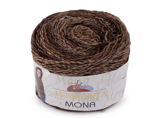 Himalaya Pletací příze Mona 100 g - (22113) hnědá