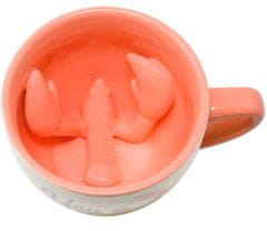 CurePink Keramický hrnek 3D Friends|Přátelé: You Are My Lobster (objem 285 ml)