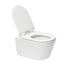 GLACERA Brevis závěsné WC rim-ex 53 cm vč. sedát SATBRE011RREXP - Glacera