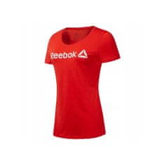 Reebok Tričko červené XS D Linear Read Scoop