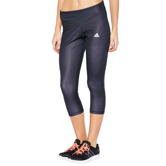 Adidas Kalhoty běžecké grafitové 152 - 157 cm/XS Ais Capri Illum Climalite