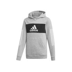 Adidas Mikina šedá 110 - 116 cm/XXS JR Sport ID Pullover