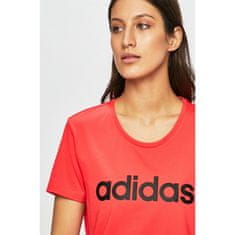 Adidas Tričko na trenínk červené S Climalite W D2M LO Tee