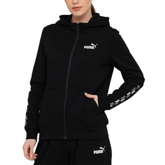 Puma Mikina černá 158 - 163 cm/XS Power Full Zip Hoodie