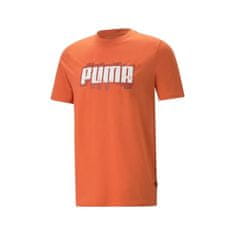 Puma Tričko oranžové M Graphics Wording Tee