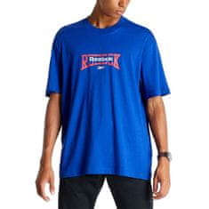 Reebok Tričko modré XXL CL Basketball Tee