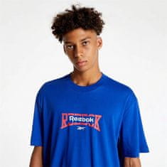 Reebok Tričko modré XXL CL Basketball Tee