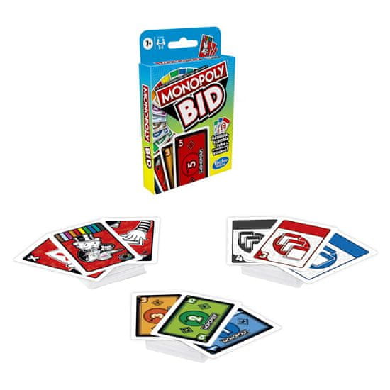 Grooters Hasbro hry Karetní hra Monopoly Bid