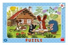 InnoVibe Puzzle deskové Krtek na návštěvě 29,5x19cm 15 dílků