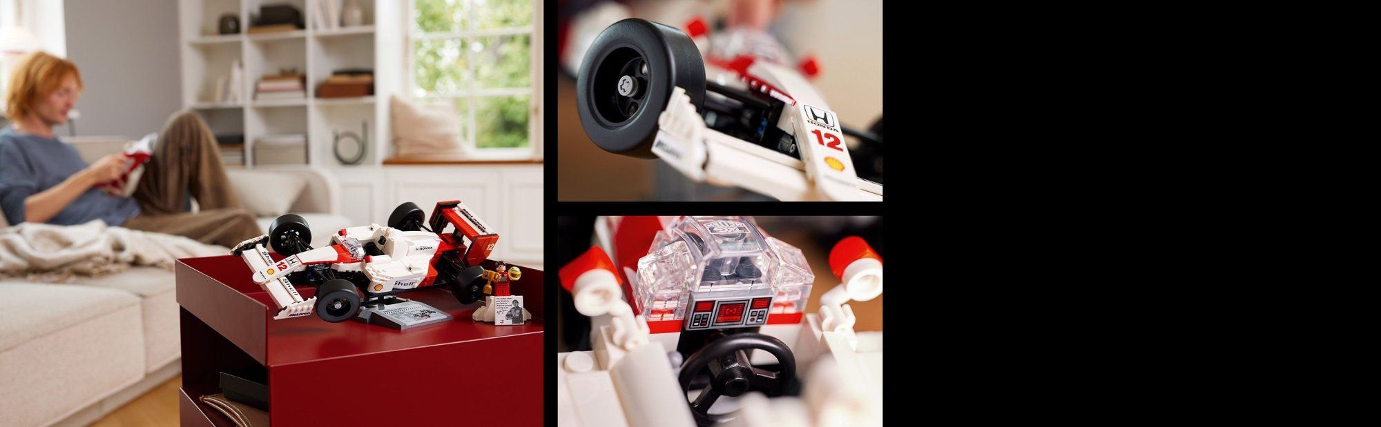 LEGO Icons 10330 McLaren MP4/4 a Ayrton Senna