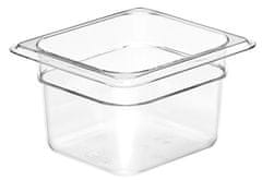 Cambro Gastronádoba Camwear GN 1/6 z polykarbonátu Cambro 1,5L Průhledná 162x176x(H)100mm - 64CW135