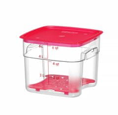 Cambro Nádoba na potraviny CamSquares Fresh Pro Cambro 5,7L Průhledná 229x229x(H)180mm - 6SFSPROCW135