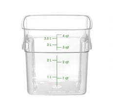 Cambro Nádoba na potraviny CamSquares Fresh Pro Cambro 3,8L Průhledná 191x191x(H)183mm - 4SFSPROCW135