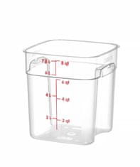 Cambro Nádoba na potraviny CamSquares Fresh Pro Cambro 7,6L Průhledná 229x229x(H)243mm - 8SFSPROCW135