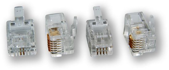 LAN-TEC MP-092 T-6P2C - konektor, 6P2C, C3 telefonní
