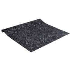 Greatstore Tapety na nábytek samolepicí mramorově černé 90 x 500 cm PVC