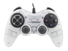 Esperanza Gamepad Fighter bílý EGG105W rozhraní USB 2.0.