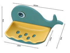 Verk 24143 Miska na mýdlo ve tvaru velryby color