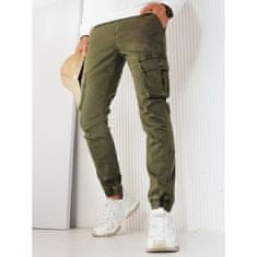 Dstreet Pánské bojové kalhoty jogger POLLY zelené ux4145 XL