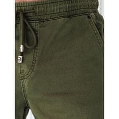 Dstreet Pánské bojové kalhoty jogger POLLY zelené ux4145 XL