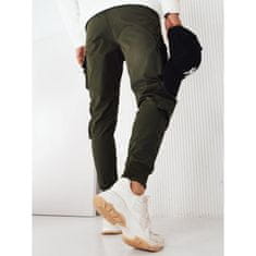Dstreet Pánské bojové kalhoty POLLY zelené ux4171 M
