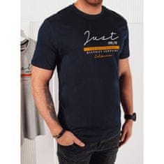 Dstreet Pánské tričko s potiskem KIK tmavě modré rx5425 XXL