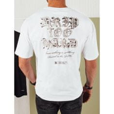 Dstreet Pánské tričko s potiskem REV bílé rx5434 XL