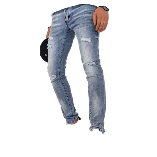 Dstreet Pánské džínové kalhoty GER modré ux4232