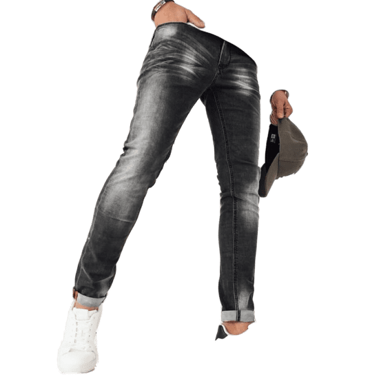 Dstreet Pánské džínové kalhoty GERA černé ux4236