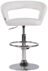 BHM Germany Barová židle Jaen, syntetická kůže, bílá