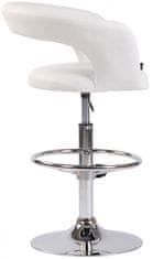 BHM Germany Barová židle Jaen, syntetická kůže, bílá