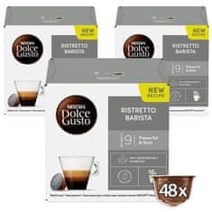 NESCAFÉ Dolce Gusto Ristretto Barista – kávové kapsle – 3x16 ks