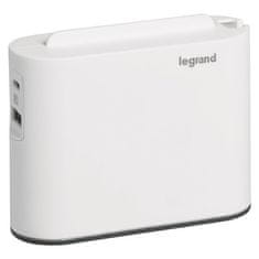 LEGRAND Rozbočovací zásuvka 2× zásuvka, USB - bílý