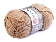 Pletací příze Merino bulky 100 g - (511) béžová