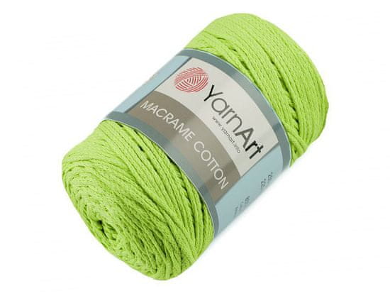 Pletací příze Macrame Cotton 250 g - (755) zelená sv.